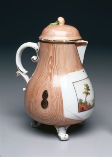 Covered Jug, c. 1780. Niderviller Factory (French). Hard-paste porcelain with enamel and gilt