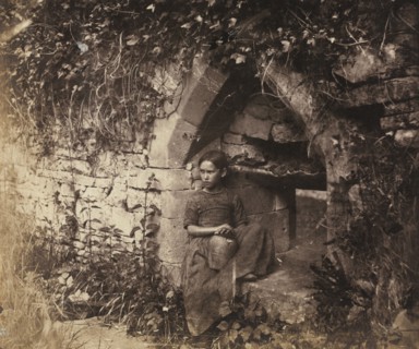 Tintern Abbey, c. 1856. Roger Fenton (British, 1819-1869). Salted paper print from wet collodion