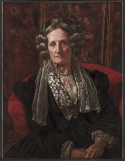 Mrs. George Waugh, 1868. William Holman Hunt (British, 1827-1910). Oil on fabric; framed: 115.5 x