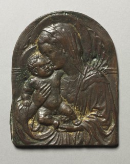 Virgin and Child, c. 1440. Circle of Donatello (Italian, c. 1386-1466). Bronze with traces of