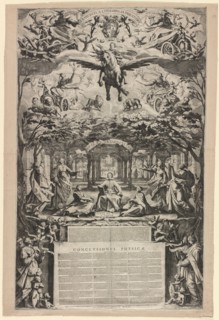The Large Thesis, 1625. Jacques Callot (French, 1592-1635). Etching and engraving