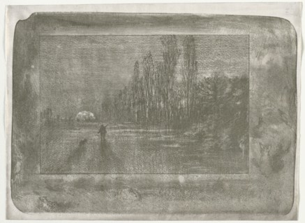 The Little Hunter, 1892. Félix Hilaire Buhot (French, 1847-1898). Lithograph; sheet: 28.7 x 38.3 cm