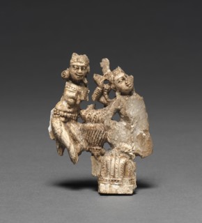 Ladies at Toilette, c. 50-200. Afghanistan, Begram, Kushan period (c. 80-320). Ivory; overall: 7.2
