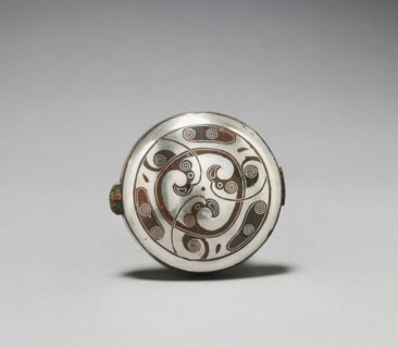 Chariot Handle Bar Cap, 475-221 BC. China, Warring States period (475-221 BC). Bronze inlaid with