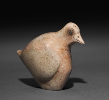 Nesting Quail Stamp Seal, 4th-3rd millennium BC. Iran, Lake Van region. Dickite stone; overall: 6.2