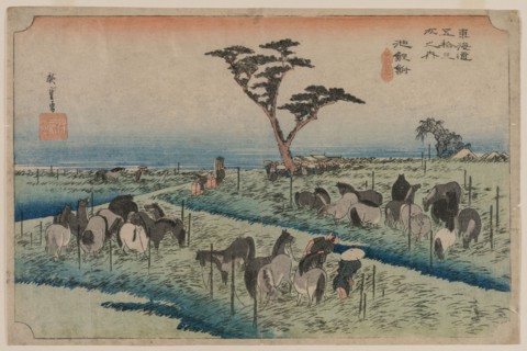 The Fifty-Three Stations of the Tokaido: Chiryu, 1833-1834. Ando Hiroshige (Japanese, 1797-1858).