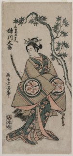 Anekawa Daisuke as Ayame-no-mae, 1760. Torii Kiyomitsu (Japanese, 1735-1785). Color woodblock