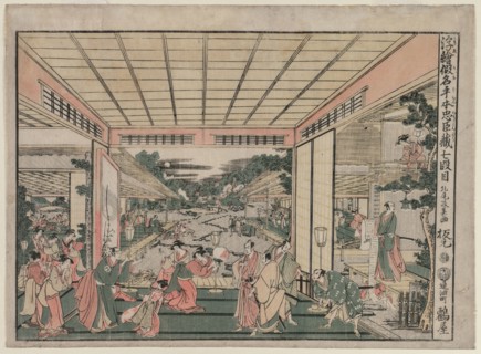 Chushingura: Act VII (from the series Perspective Pictures for The Treasure House of Loyalty), c.