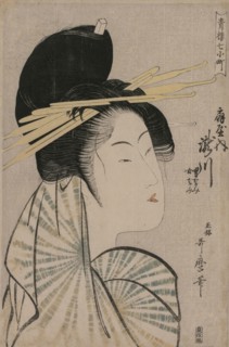 The Courtesan Takigawa of Ogiya (from the series Seven Aspects of Komachi in the Green Houses),