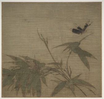 Insects and Bamboo, 13th Century. China, Southern Song dynasty (1127-1279). Album leaf, ink and