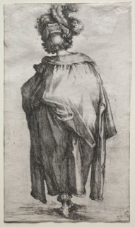 The Three Magi:  Melchior, c. 1615. Jacques Bellange (French, c.1575-1616). Etching