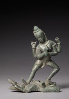 Shamvara, c. 1100. Cambodia, Angkor, 11th century. Bronze; overall: 14.8 cm (5 13/16 in.).
