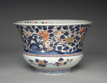 Vase (Imari ware), c 1700s- 1800s. Japan, Arita, Imari ware, 18th- 19th century. Underglaze blue