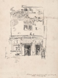 The Clockmakers, Paimpol, 1893. James McNeill Whistler (American, 1834-1903). Lithograph
