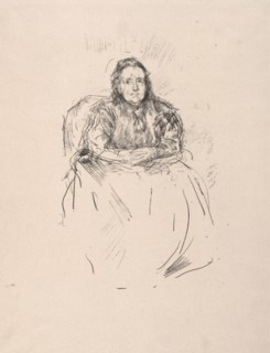 Portrait Study - Mrs. Phillip, 1896. James McNeill Whistler (American, 1834-1903). Lithograph
