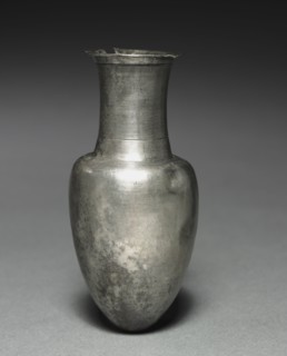 Amphoriskos, 2nd-1st Century BC. Greece, late Hellenistic period. Silver; overall: 11.7 cm (4 5/8
