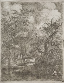 Back of the Mills, c. 1812-1813. John Crome (British, 1768-1821). Etching