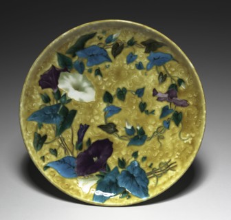 Plate, c. 1880-1890. Theodore Deck (French, 1823-1891). Earthenware; diameter: 30.2 cm (11 7/8 in