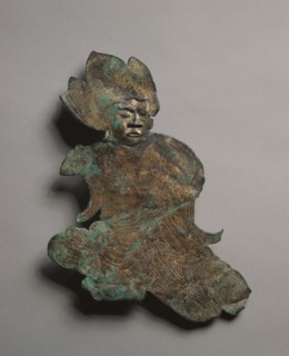 Zao Gongen, 1100–1185. Japan, Heian Period (794-1185). Gilt bronze with repoussé and incised