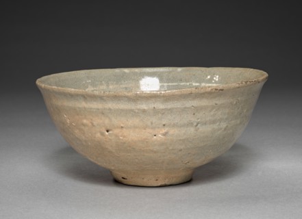 Bowl with White-slip Decorations, 1300s-1400s. Korea, late Goryeo period (910-1392) to early Joseon