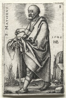 St. Mark, 1545-1546. Hans Sebald Beham (German, 1500-1550). Engraving