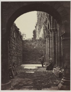 L.D. Campbell's Tomb (verso), c. 1861. John Hamilton Craigie (British). Albumen print from wet
