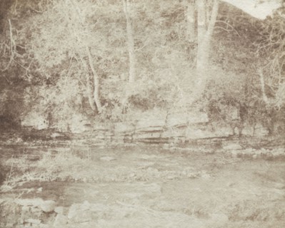 Sun Pictures in Scotland, plate 20: A Mountain Rivulet Which Flows at the Foot of Doune Castle,