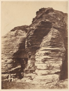 Rocks at Livermead near Torquay (England), c. 1852. Attributed to John Dillwyn Llewelyn (British,