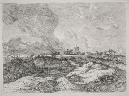 Mousehold Heath, c. 1810-13. John Crome (British, 1768-1821). Etching