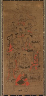 Twelve Buddhas and Kobo Daishi (Jusanbutsu), late 17th century. Japan, Edo period (1615-1868).