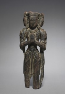 Bodhisattva Avalokitesvara, 900-1200. Himalyas, probably Tibet, 10th-12th century. Wood; overall: