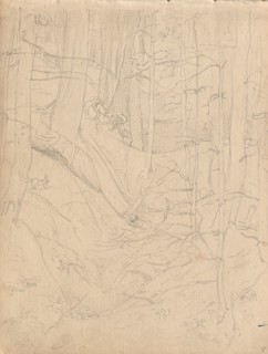 Album with Views of Rome and Surroundings, Landscape Studies, page 01a: Roman Landscape. Franz