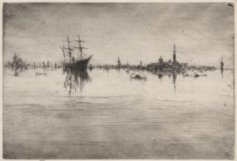 Nocturne, 1879-1880. James McNeill Whistler (American, 1834-1903). Etching and drypoint