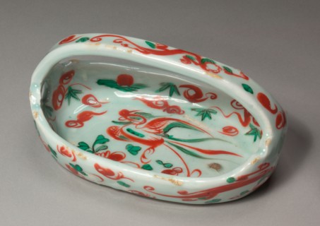 Basket Dish, late 18th- early 19th century. Okuda Eisen (Japanese, 1753-1811). Porcelain with