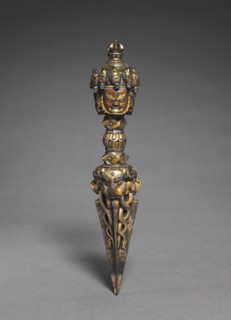Purba, 1403-1424. Sino-Tibetan, Yongle period (1403-1424). Metal alloys with gold and silver;