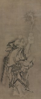 Hotei with Daoist Immortals: Immortal with Gourd and Dragon, c. 1575-1600. Kyuseki Tomonobu
