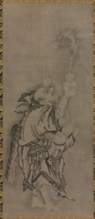 Hotei with Daoist Immortals: Immortal with Gourd and Dragon, c. 1575-1600. Kyuseki Tomonobu