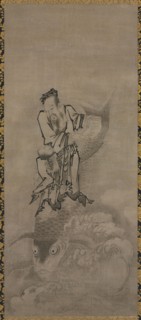 Hotei with Daoist Immortals, late 1600s–early 1700s. Kyuseki Tomonobu (Japanese, 1653–1721).