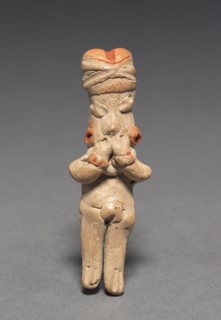 Female Figurine, c. 400-100 BC. Mexico, Guanajuato, Chupícuaro. Earthenware with pigment; overall: