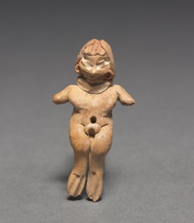 Female Figurine, c. 400-100 BC. Mexico, Guanajuato, Chupícuaro. Earthenware with pigment; overall: