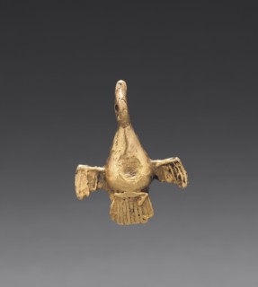Bird Pendant, 1350-1519. Mexico, Oaxaca, Ejutla(?), Mixtec. Cast gold; overall: 4 x 3.1 x 1.2 cm (1