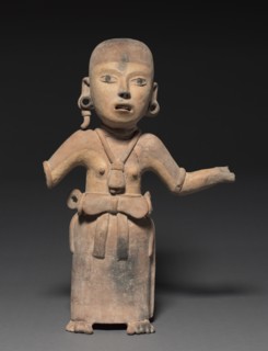 Female Figure, 200-500. Mexico, Southern Veracruz, Limon, Remojades Monumental Sculpture type.