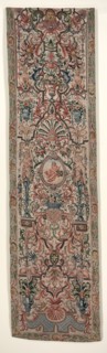 Pair of Needlework Bed Hangings, c. 1690. France, late 17th century. Petit point embroidery; silk