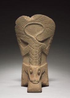 Ballgame Palma, 900-1100. Mexico, Gulf Coast, Classic Veracruz style (600-1100). Stone, pigment;