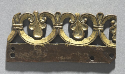 Fragment of an Ornamental Crest from a Reliquary Shrine, c. 1165-1180. Mosan, Meuse Valley,