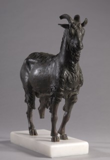 Nanny Goat, late 2nd Century BC. Greece, Hellenistic period. Bronze; overall: 30.5 x 31.1 cm (12 x