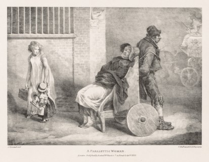Various Subjects Drawn from Life and on Stone:  A Paraleytic Woman, 1821. Théodore Géricault