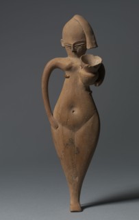 Statuette of a Serving Girl, c. 1323-1186 BC. Egypt, New Kingdom, late Dynasty 18 (1540-1296 BC) to