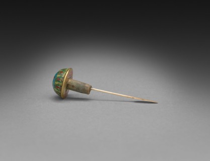 Snuff Bottle with Floral Scrolls (stopper), 1736-1795. China, Qing dynasty (1644-1912), Qianlong