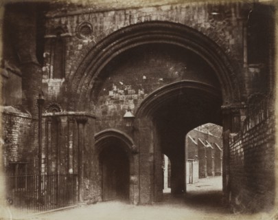 Canterbury, c. 1853. Robert Henry Cheney (British, 1800-1866). Albumen print from calotype; image: